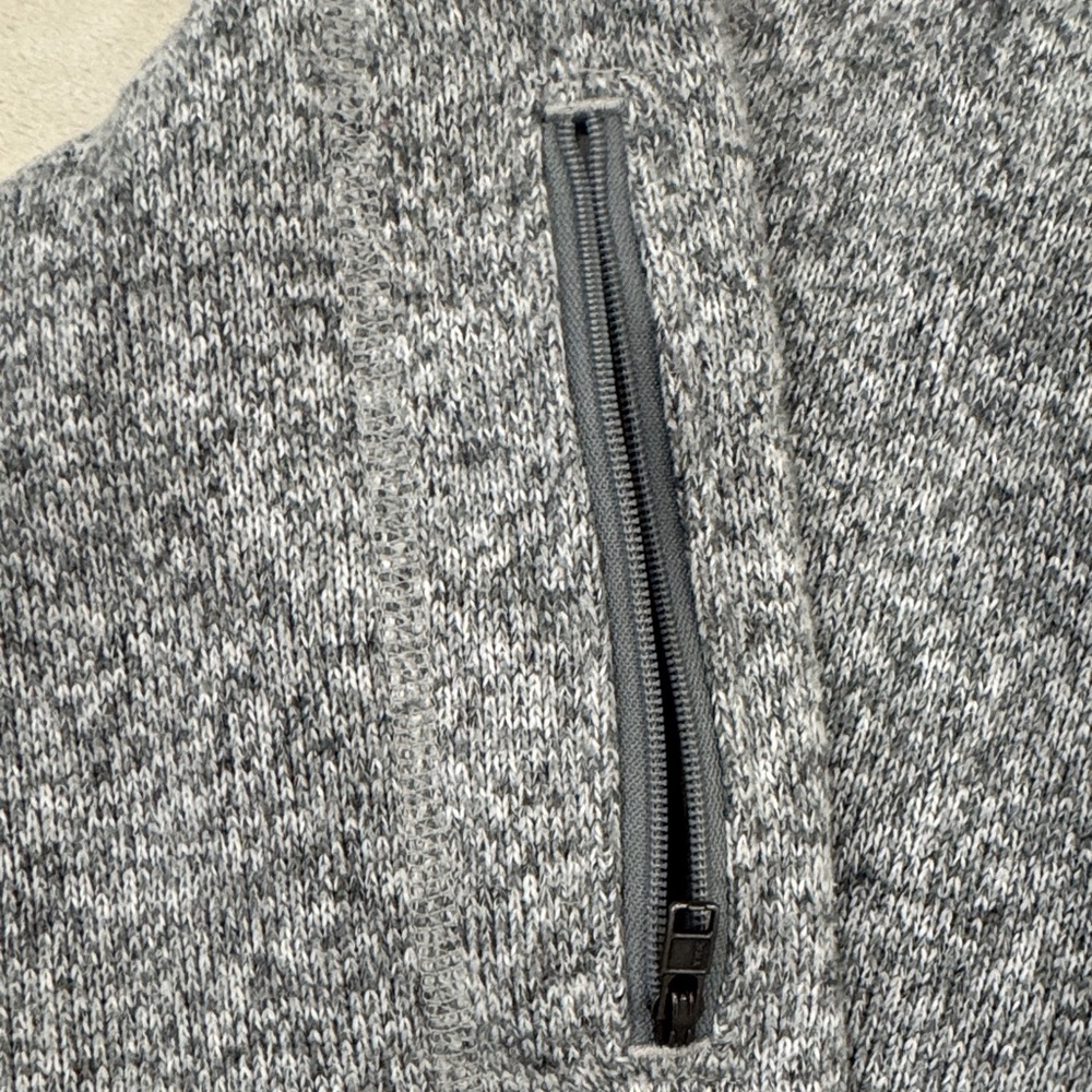 Patagonia Women's Gray Quarter-Zip Sweater - Picture 3 of 5